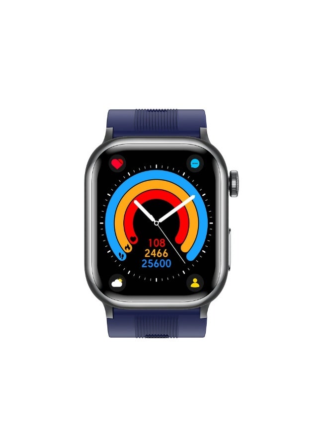 Domars Smart Watch for Women Men,Sports Modes Smartwatch with 2.06" HD Touchsreen, with Real-Time Monitoring of Heart Rate, Blood Oxygen, Body Temperature, Blood Pressure, Sleep Auality and Stress Levels.Bluetooth Call & Music Control Fitness Watch for iPhone/Android (Blue) - Image 3